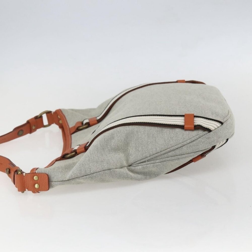 Authentic BURBERRY Blue Label Shoulder Bag Canvas Beige - Picture 11 of 16